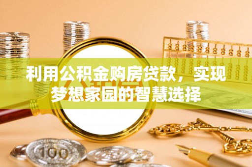 滨州利用公积金购房贷款，实现梦想家园的智慧选择