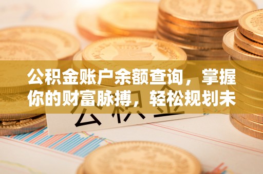 滨州公积金账户余额查询，掌握你的财富脉搏，轻松规划未来