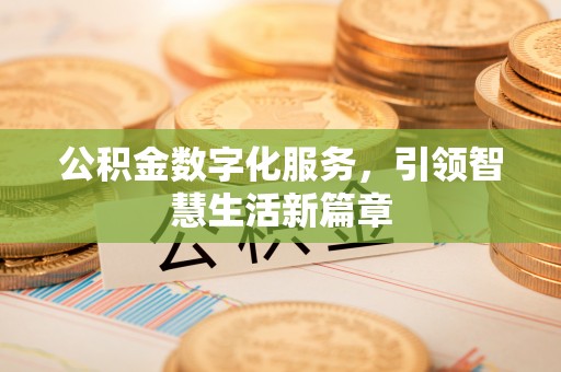 滨州公积金数字化服务，引领智慧生活新篇章