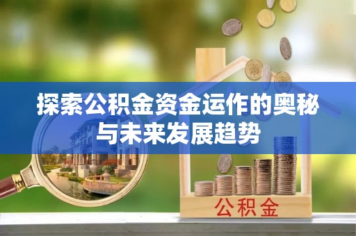 滨州探索公积金资金运作的奥秘与未来发展趋势