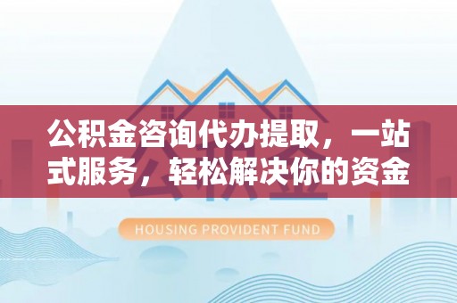 滨州公积金咨询代办提取，一站式服务，轻松解决你的资金难题