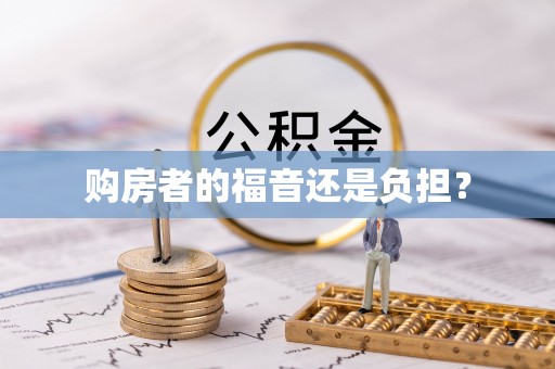 滨州购房者的福音还是负担？