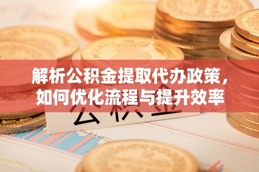 滨州解析公积金提取代办政策，如何优化流程与提升效率