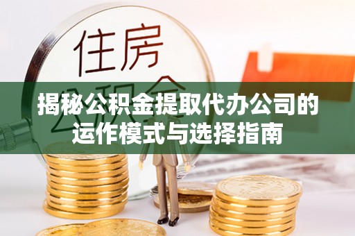 滨州揭秘公积金提取代办公司的运作模式与选择指南