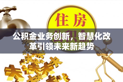 滨州公积金业务创新，智慧化改革引领未来新趋势