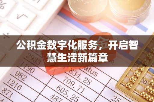 滨州公积金数字化服务，开启智慧生活新篇章