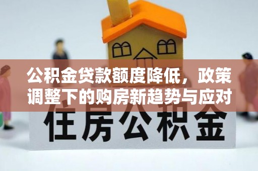 滨州公积金贷款额度降低，政策调整下的购房新趋势与应对策略