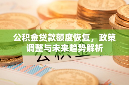 滨州公积金贷款额度恢复，政策调整与未来趋势解析