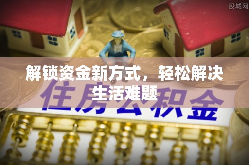 滨州解锁资金新方式，轻松解决生活难题
