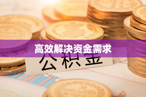 滨州高效解决资金需求