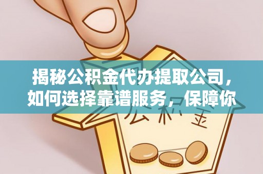 滨州揭秘公积金代办提取公司，如何选择靠谱服务，保障你的资金安全