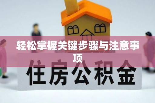 滨州轻松掌握关键步骤与注意事项