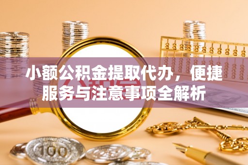 滨州小额公积金提取代办，便捷服务与注意事项全解析