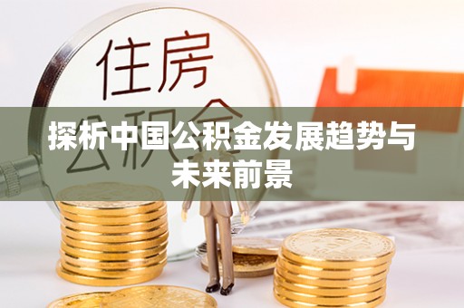 滨州探析中国公积金发展趋势与未来前景