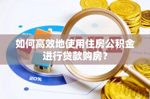 滨州如何高效地使用住房公积金进行贷款购房？