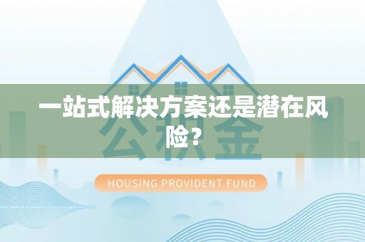 滨州一站式解决方案还是潜在风险？